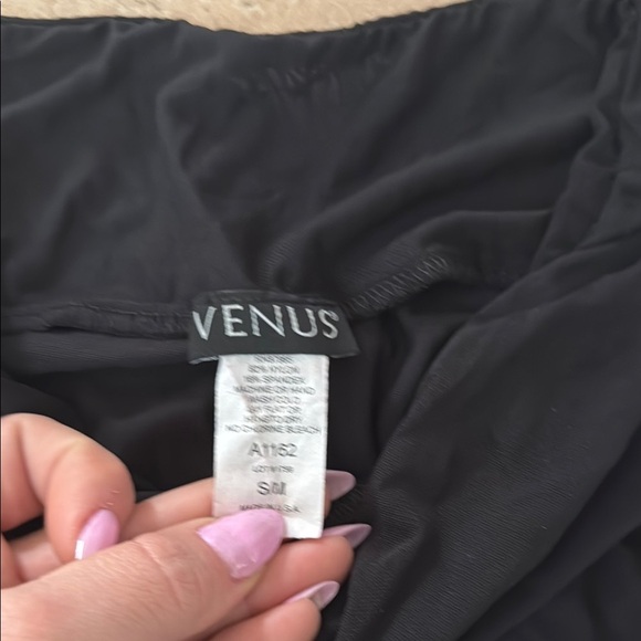 VENUS Black High-Low Midi Swim Coverup - Picture 2 of 3